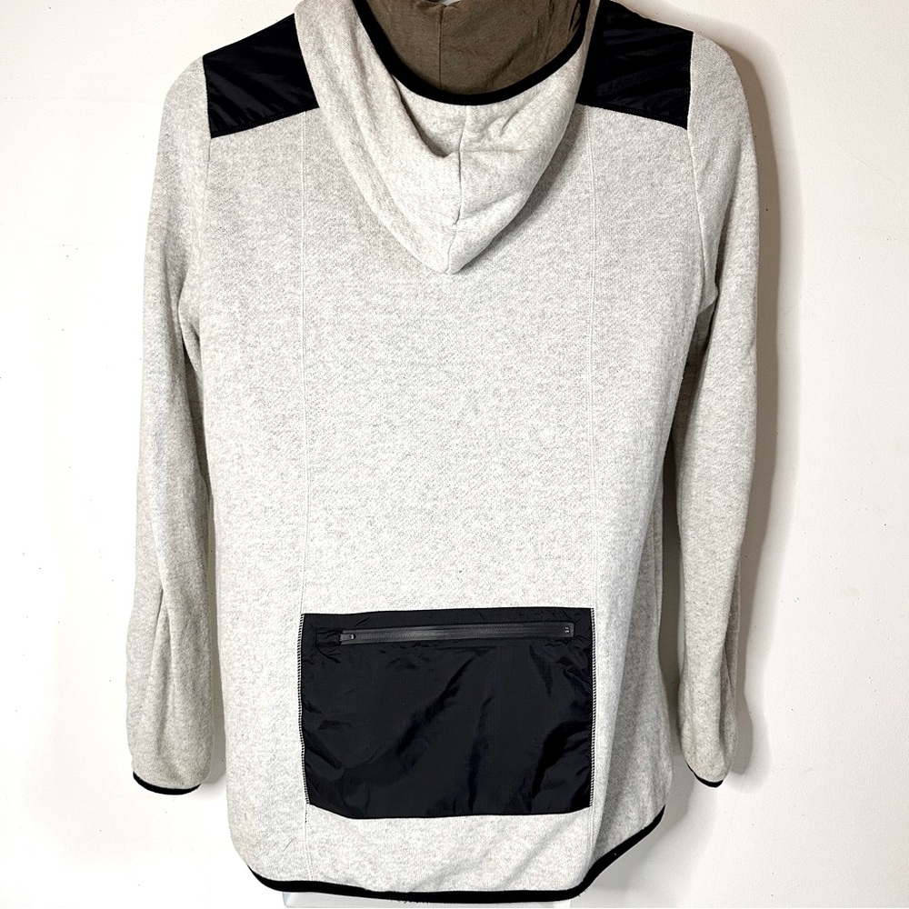 Coldsmoke Avani Zip-Up Heathered Light Gray Cotton Performance Jacket Me… - Picture 4 of 16